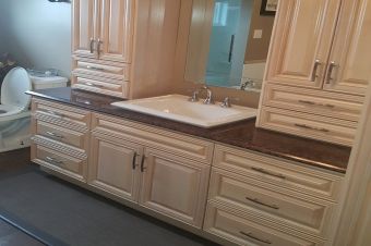 Superior Cabinets Custom Bathroom Vanity