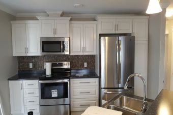 Superior Cabinets Cloud White Kitchen